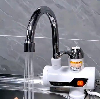 Electric Hot Cold Water Tap Basin Fittings (বেসিন সিঙ্ক এর জন্য)