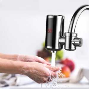 LED Metal Instant Electric Kitchen Faucet Water Tap কিচেনের প্রিমিয়াম ইলেক্ট্রিক ওয়াটার ট্যাপ RY 013