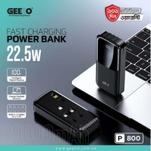GEEOO P800 22.5W  20000mAh Fast Charging Power Bank