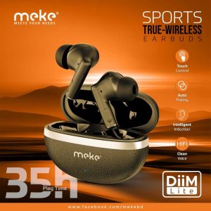 MEKE DiiM Lite Sports True Wireless Earbuds – 35H Playtime | HiFi Clear Sound