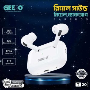 GEEOO TWS T20 Premium Earbuds